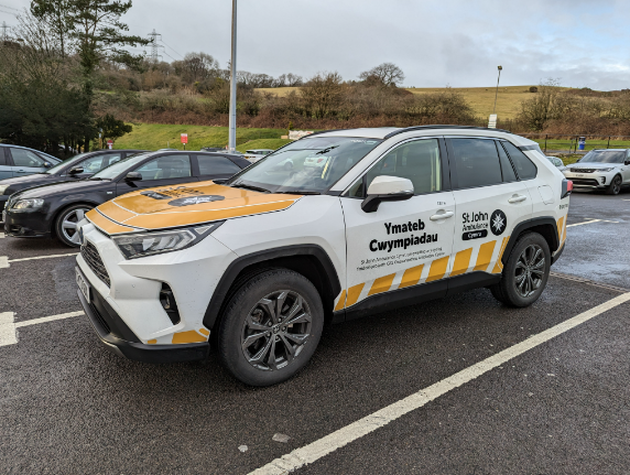 St John Ambulance Cymru's new falls response vehicle